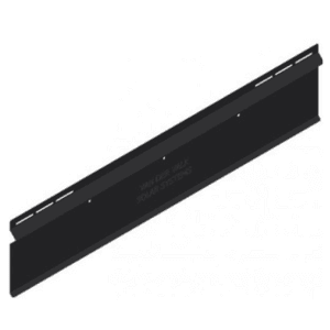 Van der Valk ValkPro+ Galvanised Backplate P10° 1160mm Black VDV742520ZW